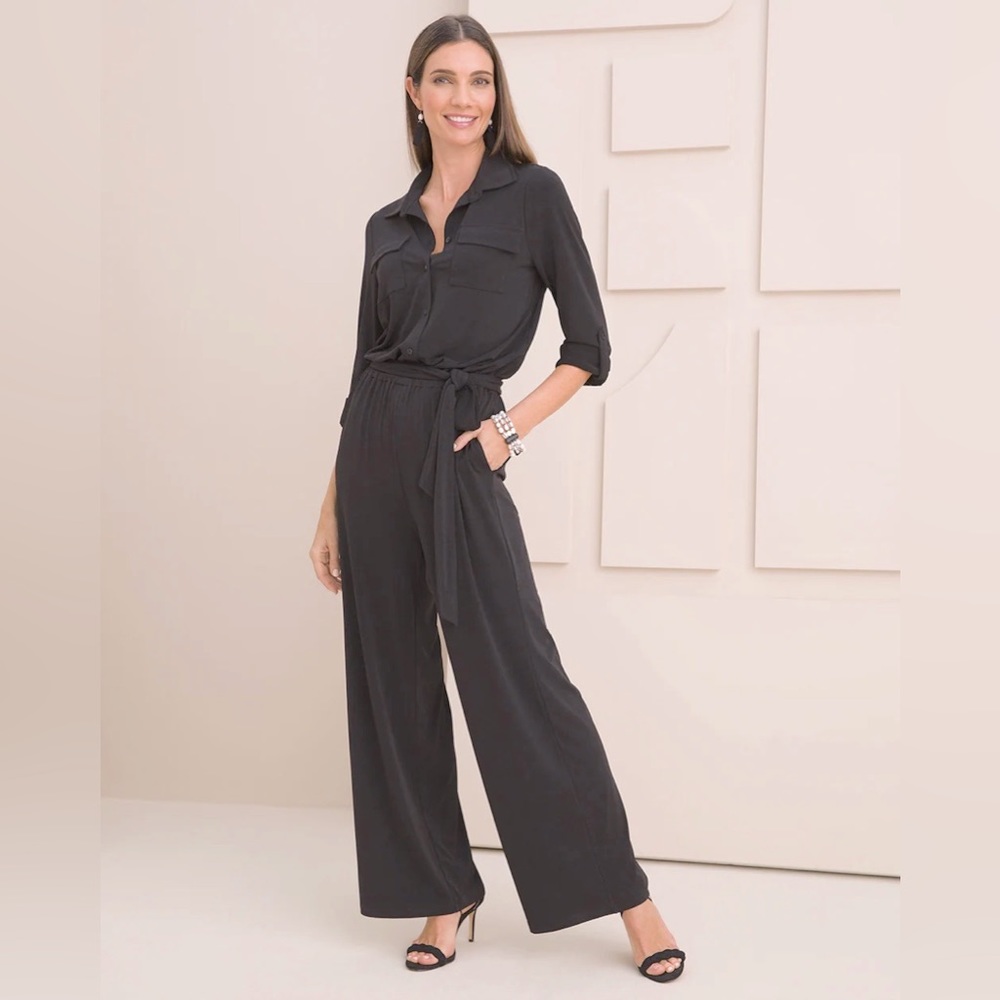 Chico’s Utility Jumpsuit OLIVE GREEN